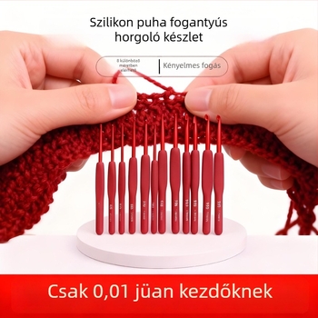 Horgoló készlet – teljes készlet pulóverek, bábuk, táskák és sapkák kötéséhez; testreszabás elérhető; kifinomult stílus