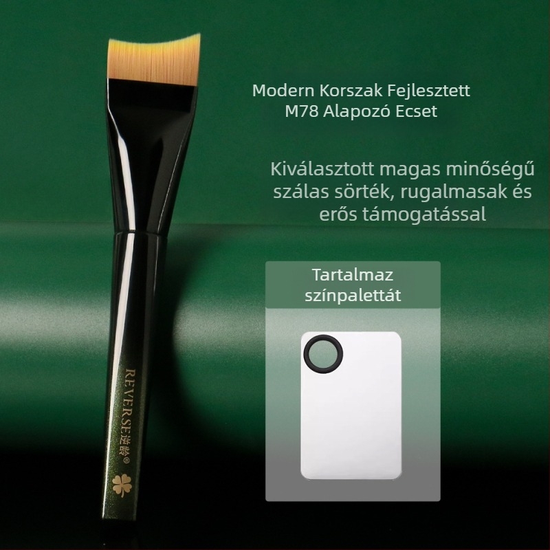Foundation ecset szintetikus szálakkal, műanyag nyele, 1 készlet