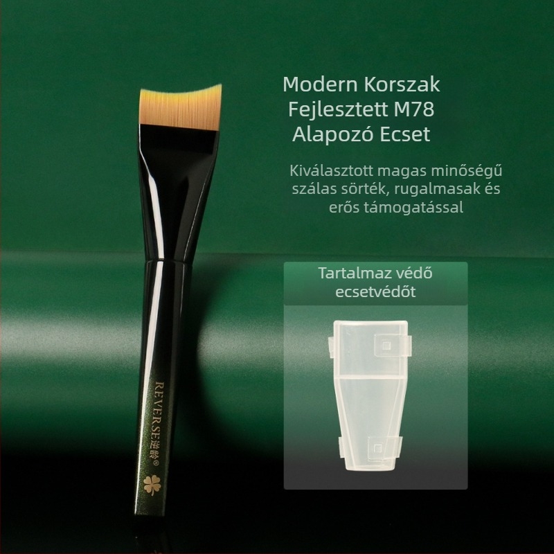 Foundation ecset szintetikus szálakkal, műanyag nyele, 1 készlet