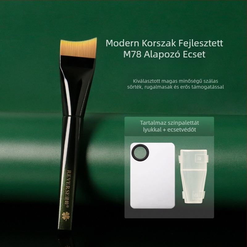 Foundation ecset szintetikus szálakkal, műanyag nyele, 1 készlet