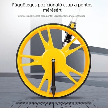 Deli DL330062 Kézi Toló Mechanikus Távolságmérő Kerék – Lézeres Távolságmérő Eszköz Mérnöki Felméréshez (Deli Roller Sorozat)