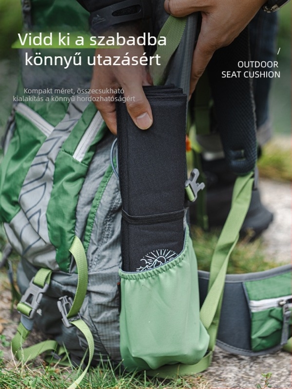 Kültéri hordozható összecsukható nedvességálló párna kempinghez és túrázáshoz – ultra-könnyű Oxford vászon, 1–2 főre, hőszigetelt, megvastagított párna