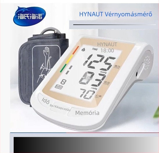 Elektronikus vérnyomásmérő, automata karos mandzsettával, otthoni használatra, újratölthető lítium akkumulátor, Hainuo márka