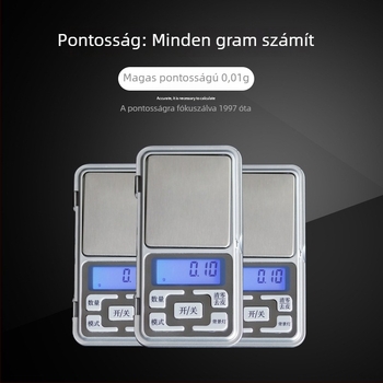 Ékszer mérleg elektronikus 0.01 g pontossággal, márka Pelfrey, modell 2007
