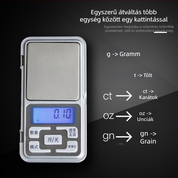 Ékszer mérleg elektronikus 0.01 g pontossággal, márka Pelfrey, modell 2007