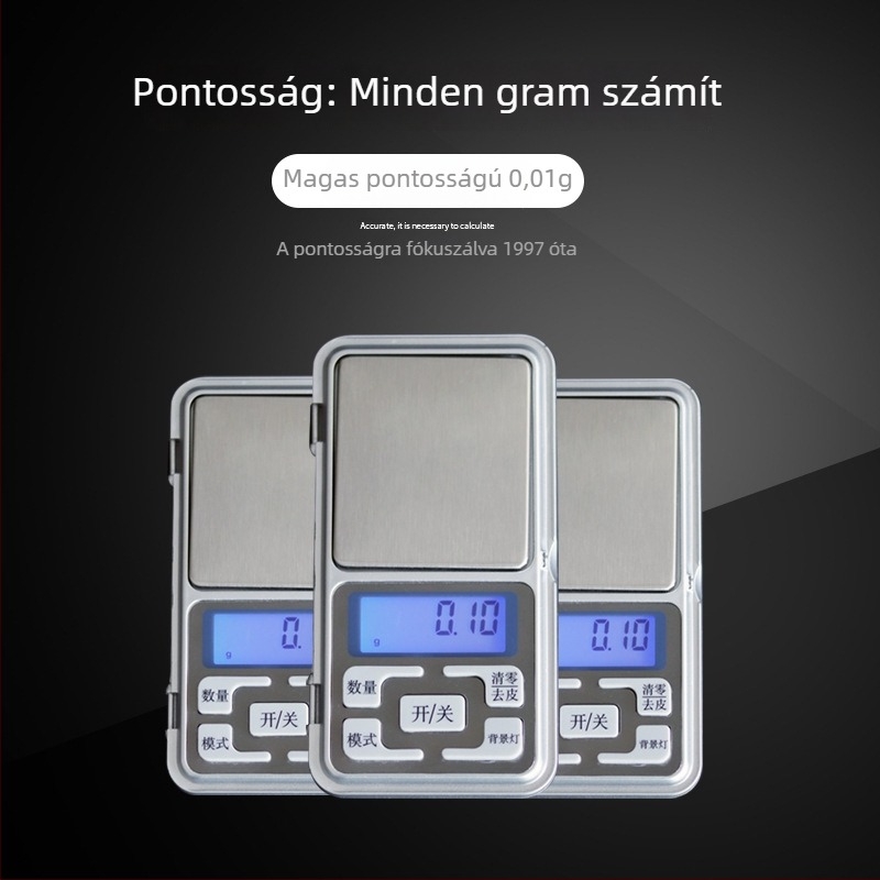 Ékszer mérleg elektronikus 0.01 g pontossággal, márka Pelfrey, modell 2007