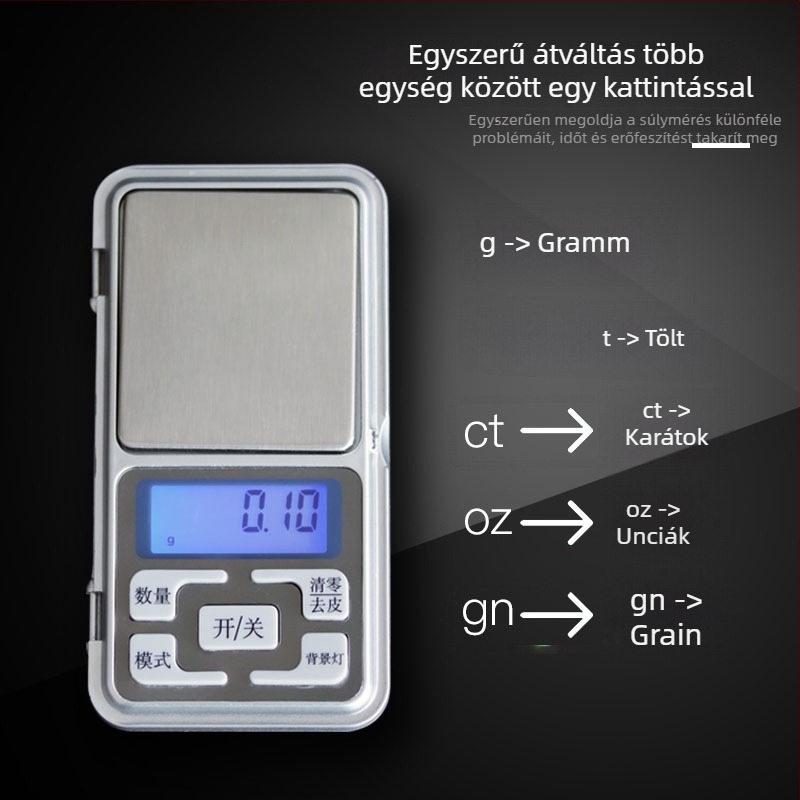 Ékszer mérleg elektronikus 0.01 g pontossággal, márka Pelfrey, modell 2007