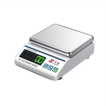 Elektronikus precíziós mérleg, modell Jx balance scale, 10 kg terhelhetőség, elektronikus mérés, akkumulátoros működés, ékszerekhez