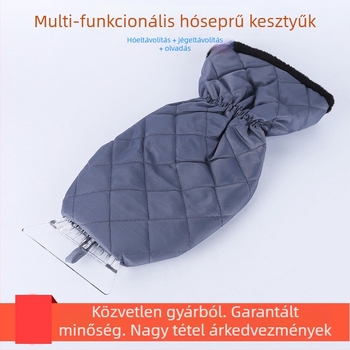 Autóhoz készült hógolyó-eltávolító kesztyű vastag polár bélés; Anyag: 420D + ultra puha plüss + PP pamut; Termékkód HC-017; Márka Ma Li Jiang; Kategória: Hólapát kesztyűk; Testreszabás: Igen