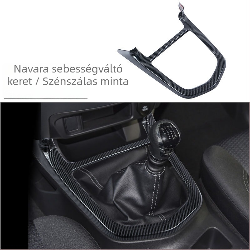 Navara ABS egy darabos belső burkolat a légkimenetekhez, kormánygombokkal és navigációs kijelzővel