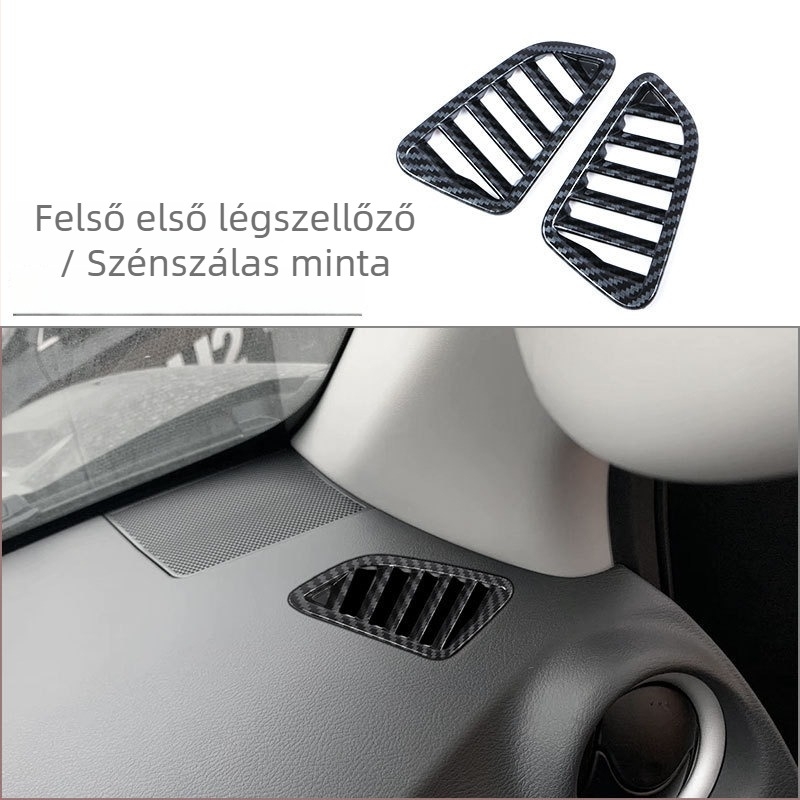 Navara ABS egy darabos belső burkolat a légkimenetekhez, kormánygombokkal és navigációs kijelzővel