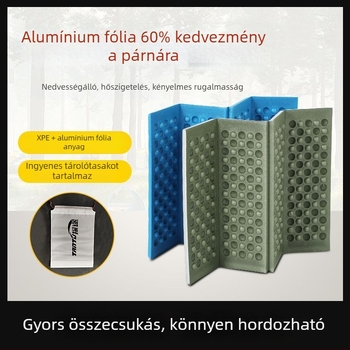Kültéri nedvességálló hab ülőpárna, hordozható és vastagított, túrázáshoz és kempingezéshez, összecsukható téli használatra.