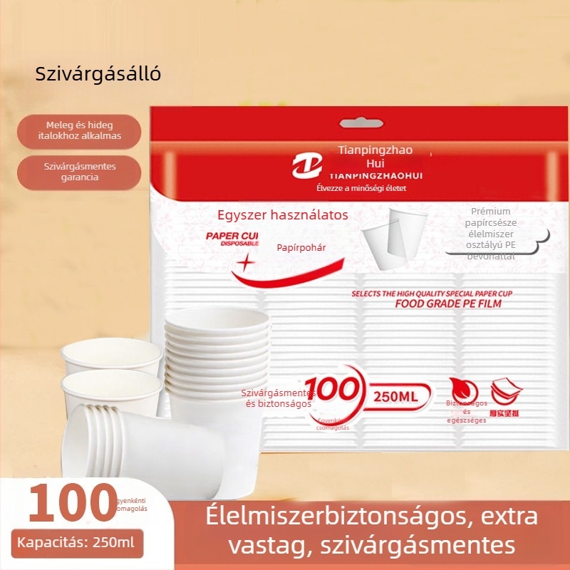 Laminált papír forró italos pohár, Balance Chaohui, kapacitás 201-300 ml