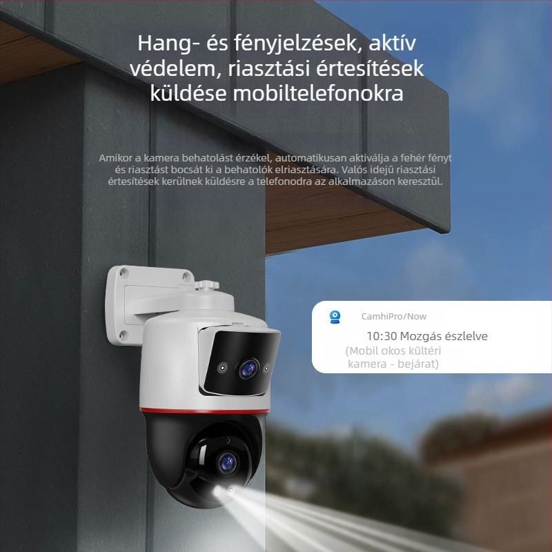 Kamera felügyeleti - kültéri 4G/WiFi, kettős 1/3 inch CMOS szenzorok (360° lefedettség; éjjellátás; 12V)