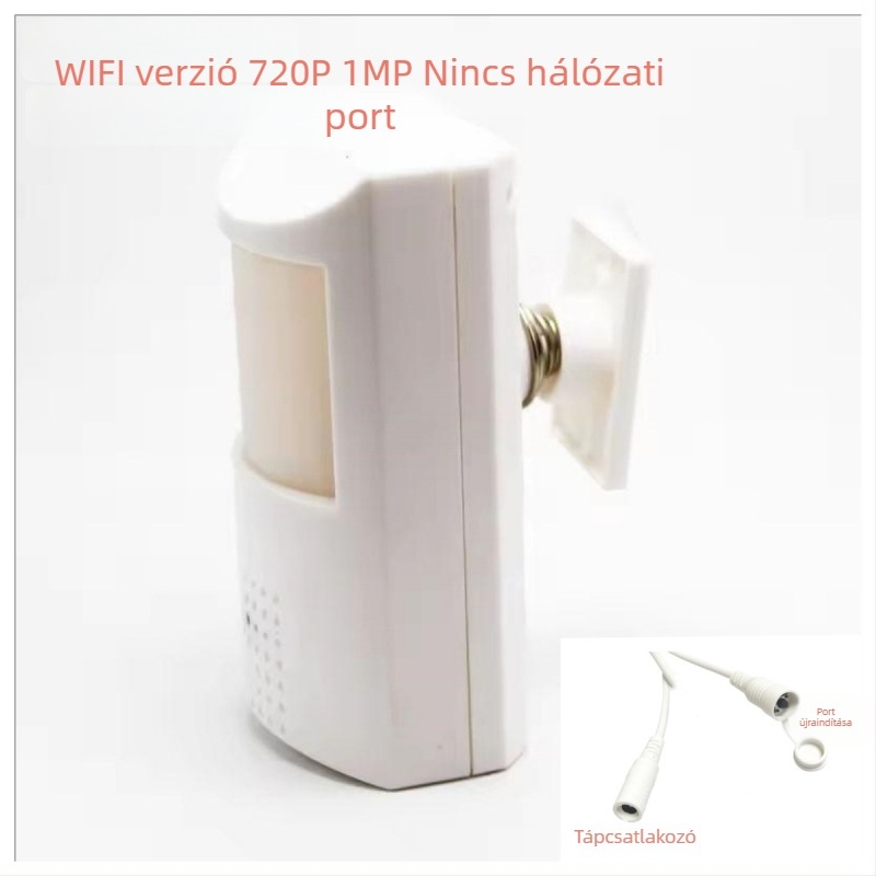 Vezeték nélküli WiFi kamera — 3MP/5MP felbontás, 3,7 mm objektív, beltéri használat, 20 m IR éjjellátás (12V)