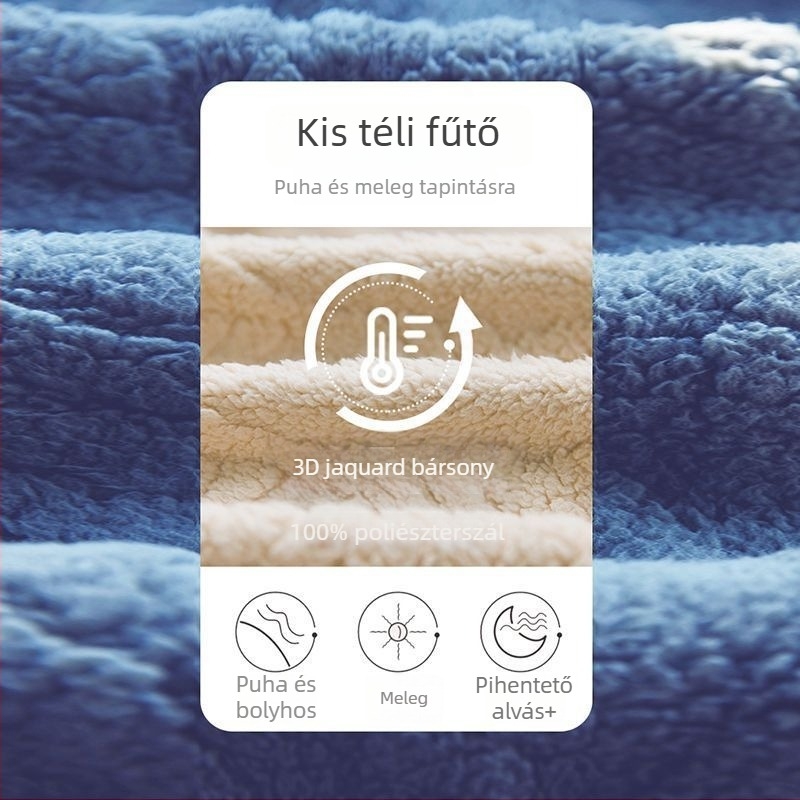 Női flaneles pizsama és köntös, béléssel, vastag, középhosszú