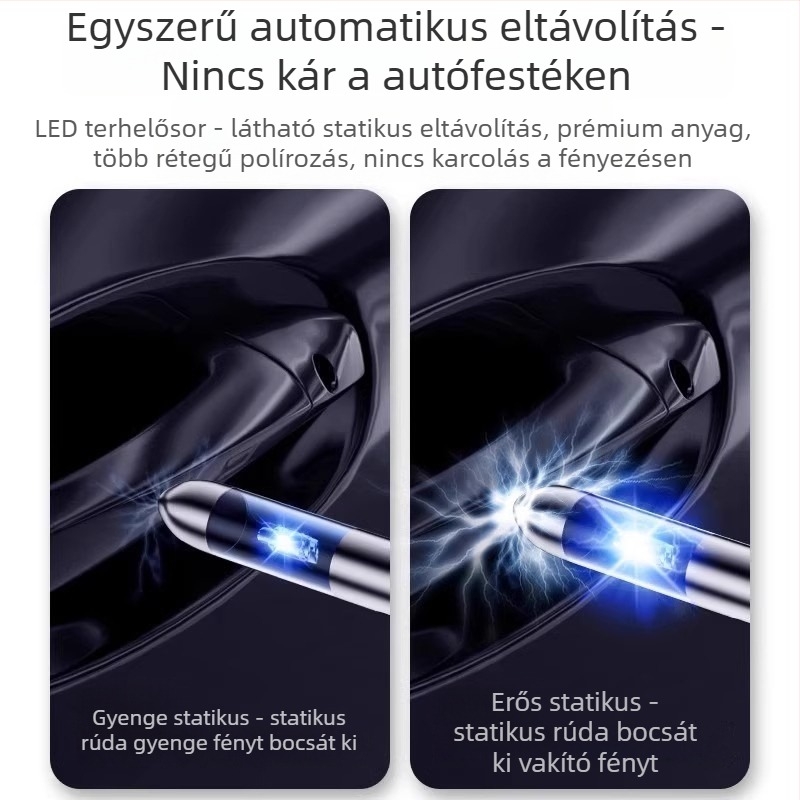 Műanyagból készült anti-sztatikus kulcstartó – Friendly, többsfunkciós statikus kisülő