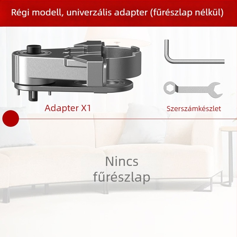 Youquan 36V sarokcsiszoló átalakítófej faipari felhasználásra – többfunkciós adapter vágáshoz, hornyításához, élkiegyenlítéshez és csiszoláshoz (Modell 1001137822)