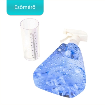DIY természettudományos készlet esőmérő fejével, papírskálával és műanyag csővel – 3. osztályos diákoknak (7–14 évesek)