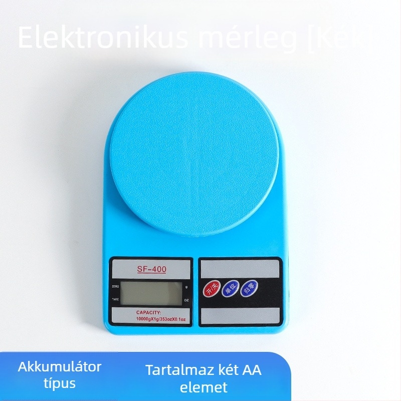 SF400 elektronikus konyhai mérleg – magas precizitás, műanyag ház, Liuxin