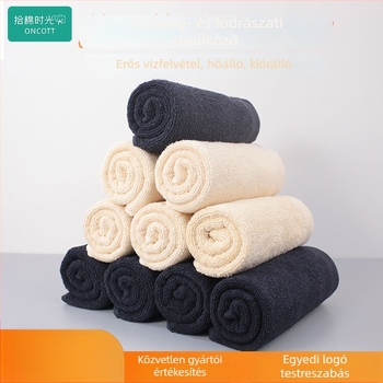 Arcápolási törölköző, fehérítés-ellenálló, 100% pamut, vastagított, hőálló, gyors nedvszívás (0–5 s)