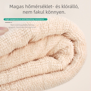 Arcápolási törölköző, fehérítés-ellenálló, 100% pamut, vastagított, hőálló, gyors nedvszívás (0–5 s)