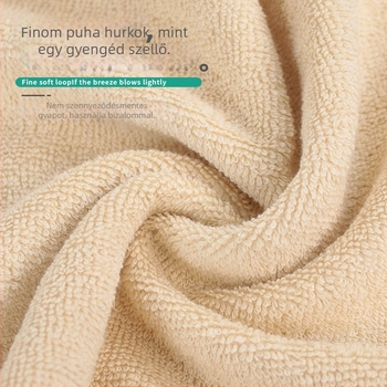 Arcápolási törölköző, fehérítés-ellenálló, 100% pamut, vastagított, hőálló, gyors nedvszívás (0–5 s)