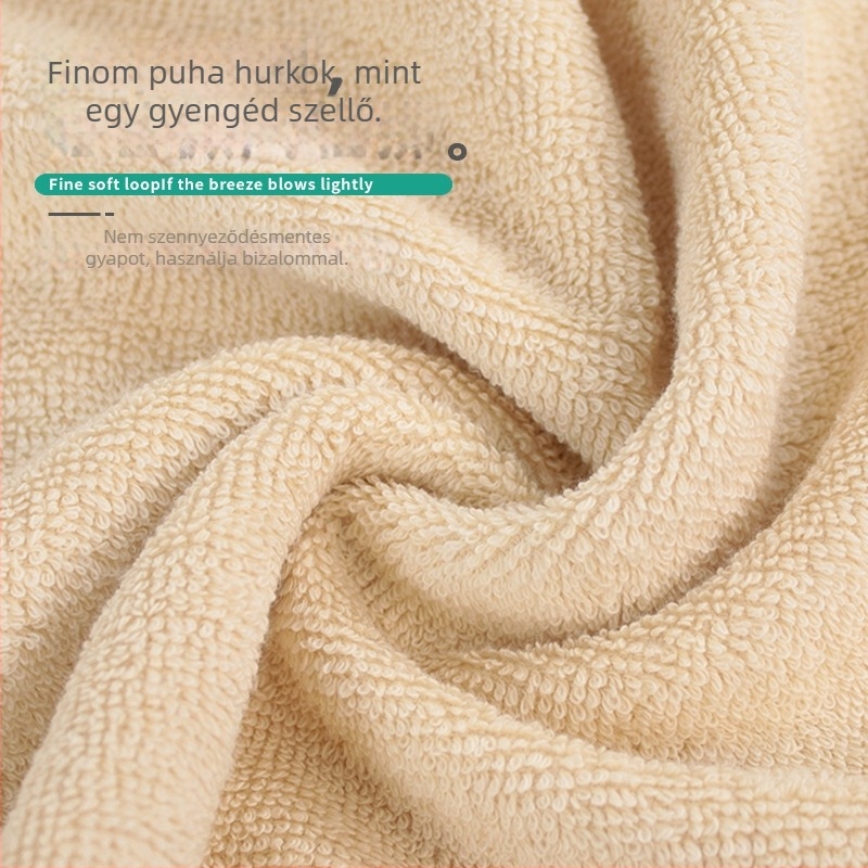 Arcápolási törölköző, fehérítés-ellenálló, 100% pamut, vastagított, hőálló, gyors nedvszívás (0–5 s)