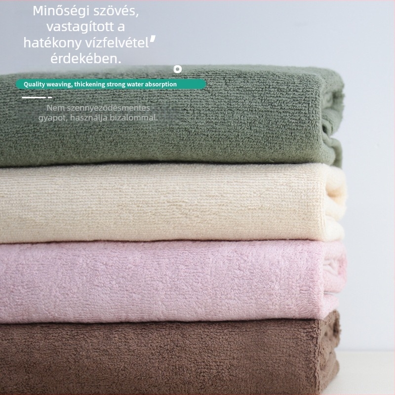 Arcápolási törölköző, fehérítés-ellenálló, 100% pamut, vastagított, hőálló, gyors nedvszívás (0–5 s)
