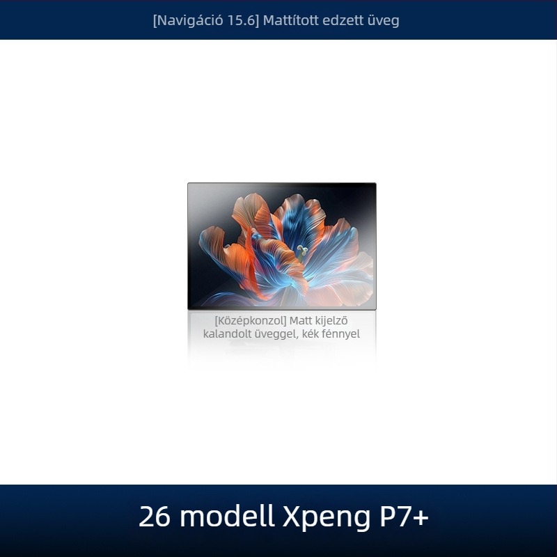 Autó navigációs kijelző tempered üveg védőfólia – LJL-057, egy darabos formázás, magashőmérséklet-álló, karc- és olajálló, univerzálisan kompatibilis