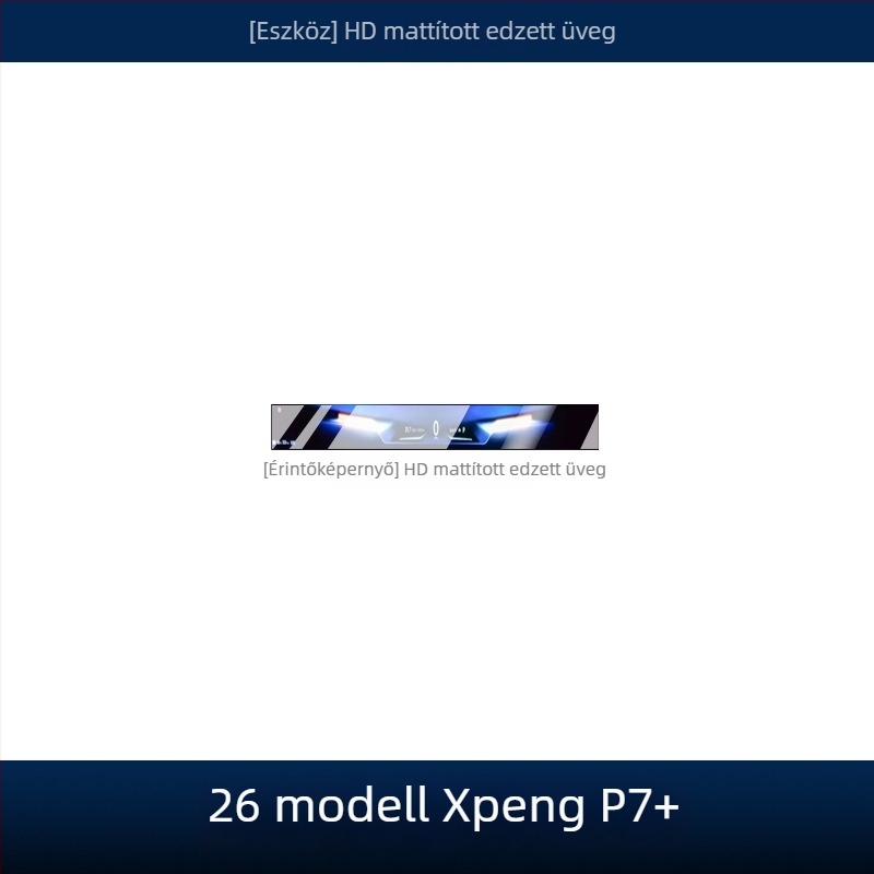 Autó navigációs kijelző tempered üveg védőfólia – LJL-057, egy darabos formázás, magashőmérséklet-álló, karc- és olajálló, univerzálisan kompatibilis