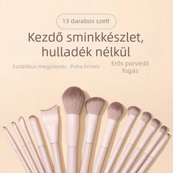 Tao Yao sminkecset készlet — szemhéj ecset, pirosító ecset, orr kontúr ecset, korrektor ecset, alapozó ecset, púder ecset és highlighter ecset (10 darab, puha műszálas sörték)