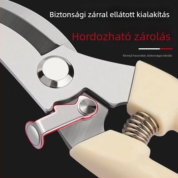 Kertészeti metszőolló gallyak és gyümölcsfák metszéséhez, erőfeszítés-megtakarítás, többfunkciós.