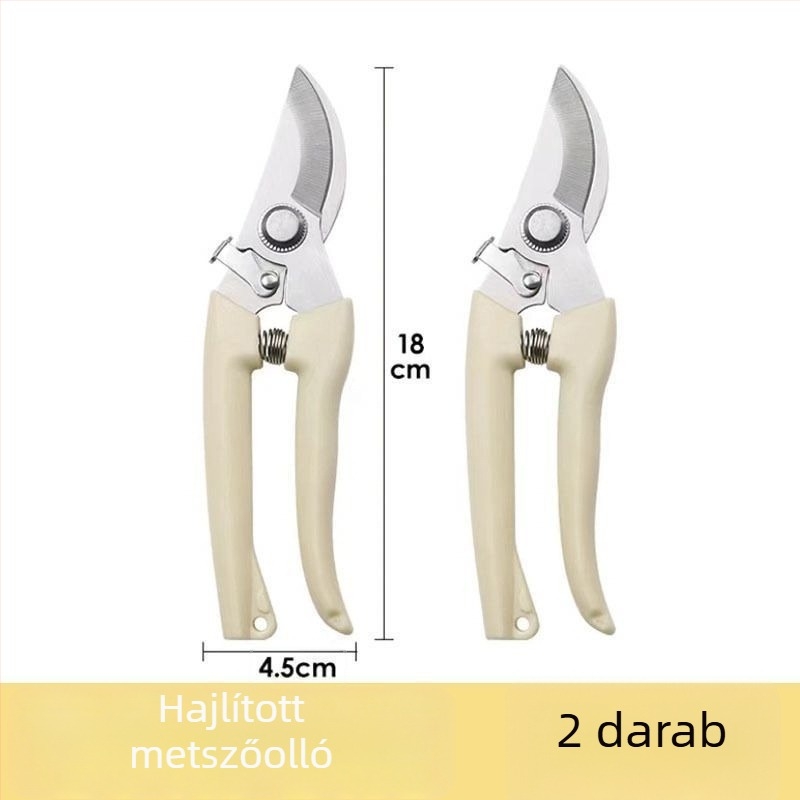 Kertészeti metszőolló gallyak és gyümölcsfák metszéséhez, erőfeszítés-megtakarítás, többfunkciós.