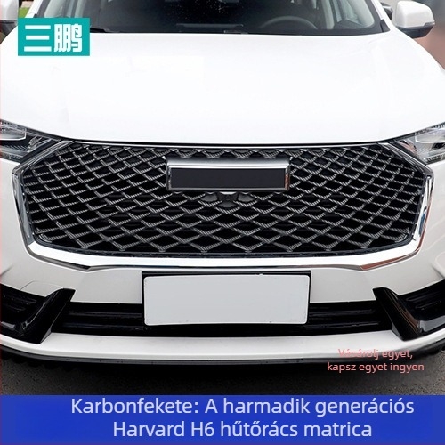 Sanpeng PET belső autó dekoratív matrica Haval H6 középső hűtőmaszkhoz (2. és 3. gen.), erős tapadással