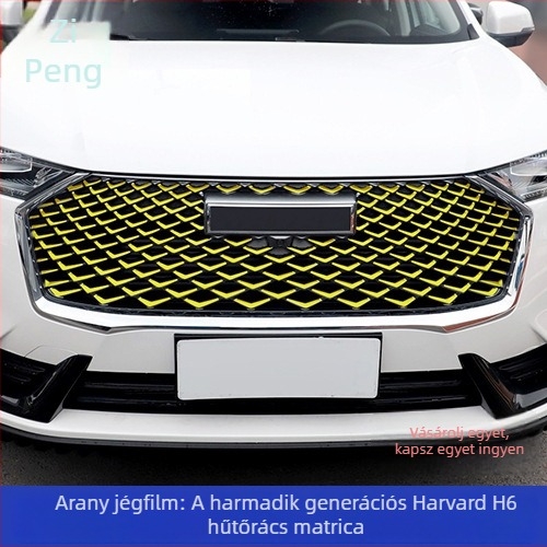 Sanpeng PET belső autó dekoratív matrica Haval H6 középső hűtőmaszkhoz (2. és 3. gen.), erős tapadással