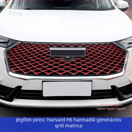 Sanpeng PET belső autó dekoratív matrica Haval H6 középső hűtőmaszkhoz (2. és 3. gen.), erős tapadással