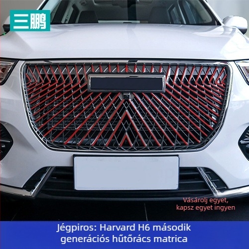 Sanpeng PET belső autó dekoratív matrica Haval H6 középső hűtőmaszkhoz (2. és 3. gen.), erős tapadással