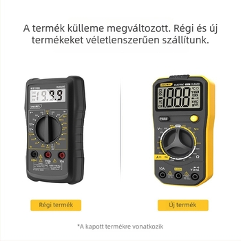 Villanyszerelő digitális multiméter — DC feszültség, kapacitás és hőmérséklet mérése, nagy pontosságú