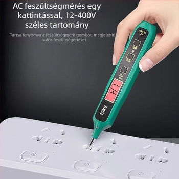 Zöld vezeték-szenzoros feszültségmérő toll háztartási használatra, intelligens áram-szivárgás detektor, speciális elektromos teszt toll