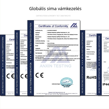 Napelemes clip lámpa kültéri falra automata szenzorral, IP44 vízálló, LED 2835, 10W