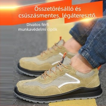 Jin Shuo Shoes Szigetelt Biztonsági Munkacipő | velúr felsőrész, alacsony oldalsó kialakítás | ütés- és átszúrásvédett 6 kV szigeteléssel