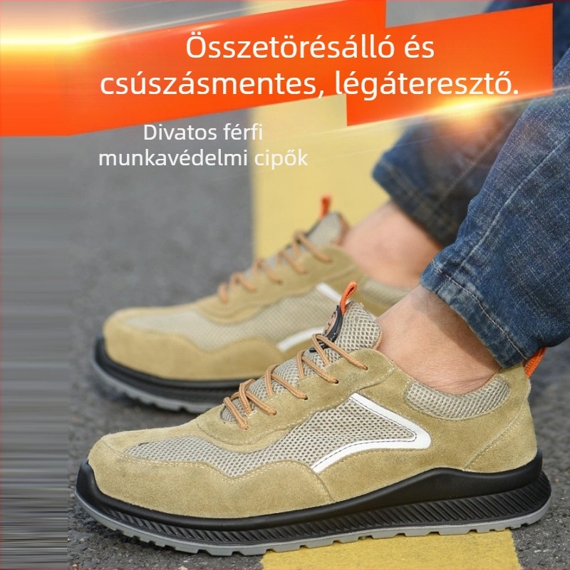 Jin Shuo Shoes Szigetelt Biztonsági Munkacipő | velúr felsőrész, alacsony oldalsó kialakítás | ütés- és átszúrásvédett 6 kV szigeteléssel