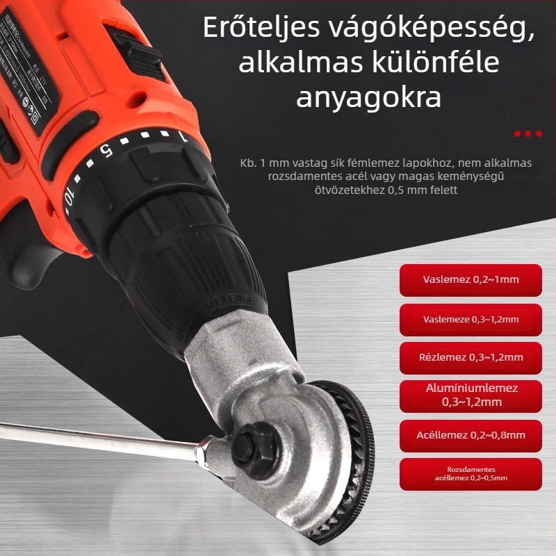 Jinchengtai 220V fúróhoz való állítható lemezvágó adapter vaslemezhez