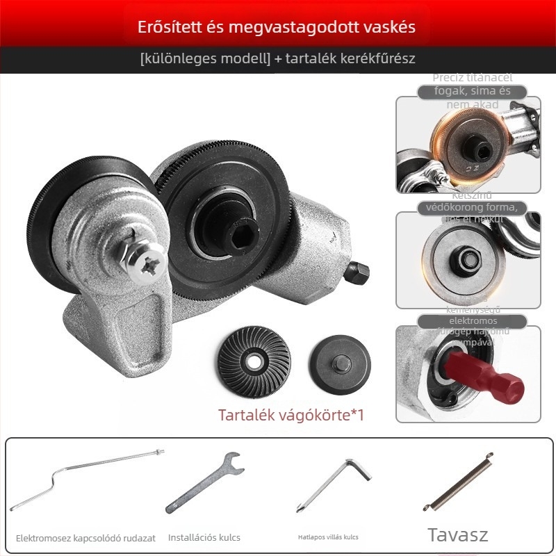 Jinchengtai 220V fúróhoz való állítható lemezvágó adapter vaslemezhez