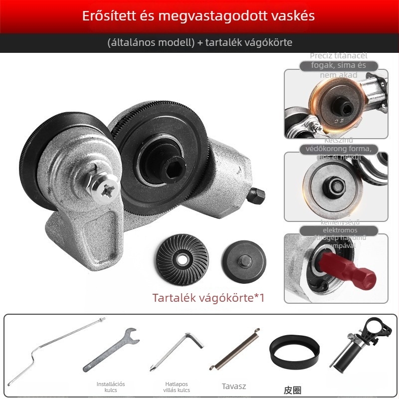 Jinchengtai 220V fúróhoz való állítható lemezvágó adapter vaslemezhez