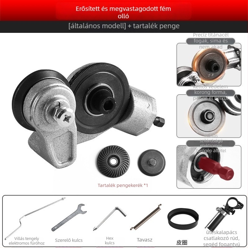 Jinchengtai 220V fúróhoz való állítható lemezvágó adapter vaslemezhez