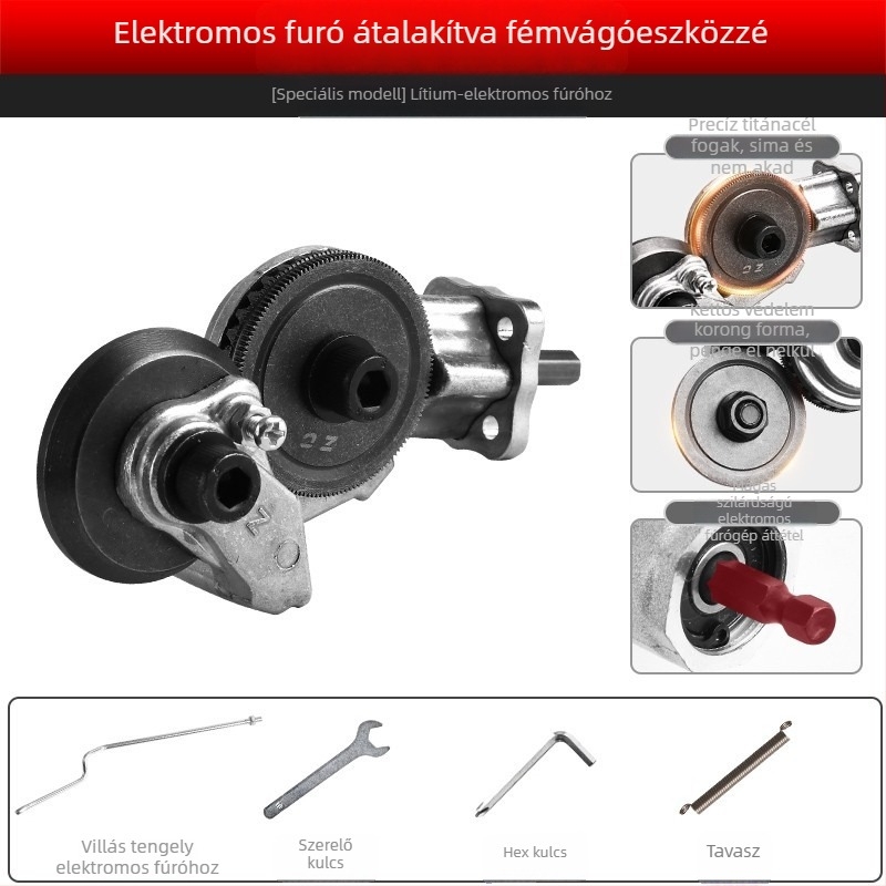 Jinchengtai 220V fúróhoz való állítható lemezvágó adapter vaslemezhez