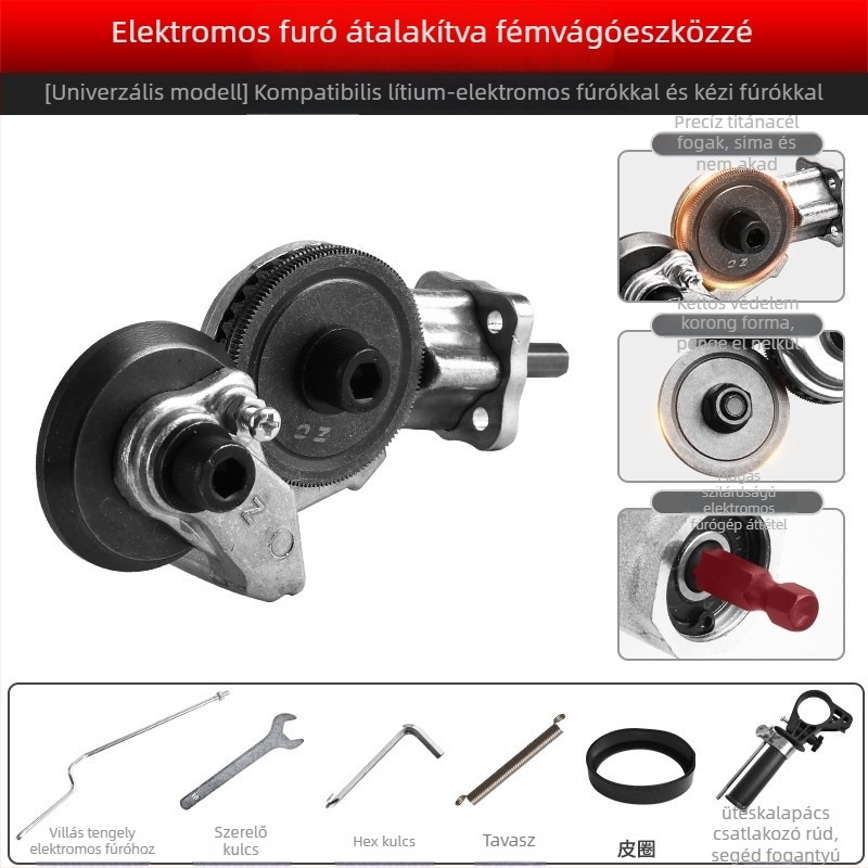 Jinchengtai 220V fúróhoz való állítható lemezvágó adapter vaslemezhez