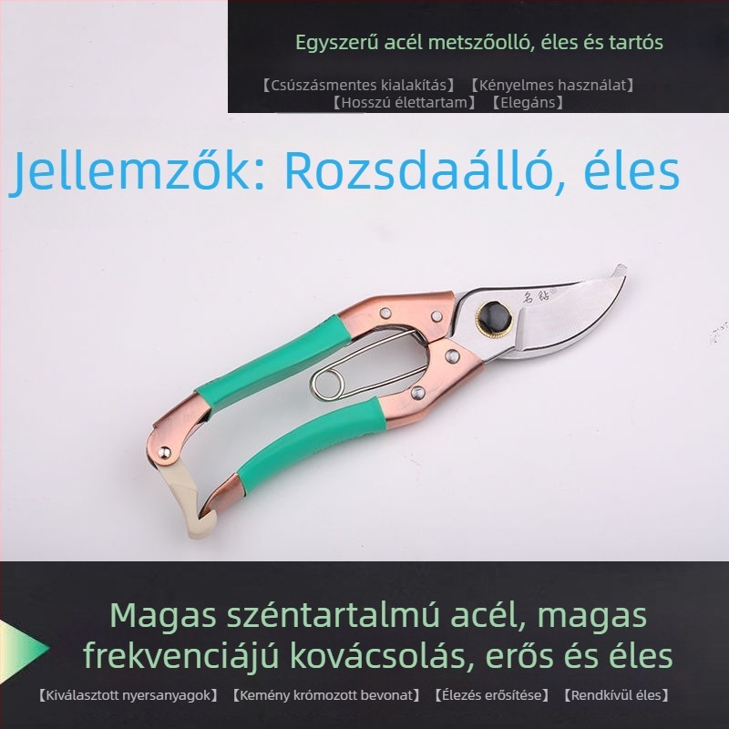 Vastag ágak metszőollója fákhoz és gyümölcságakhoz (Márka: Unique)